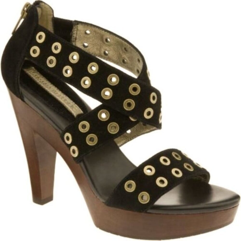 Banana Republic Bethel Suede Heel Sandals NEW!! - Picture 1 of 13